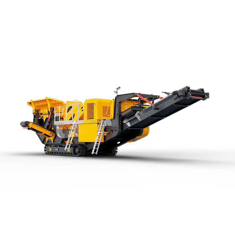 Tire-mounted Mobile Jaw Crusher